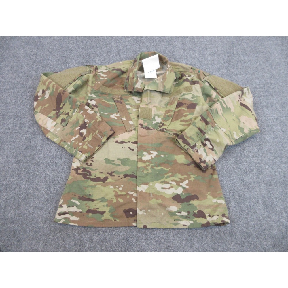 US Army Jacket Coat Mens Small Green Camo Army Combat Uniform OCP